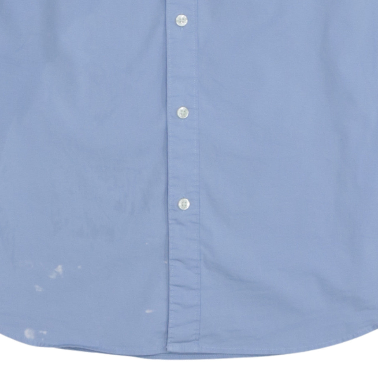 Tommy Jeans Men Blue Slim Fit Long Sleeve Button-Up Shirt L