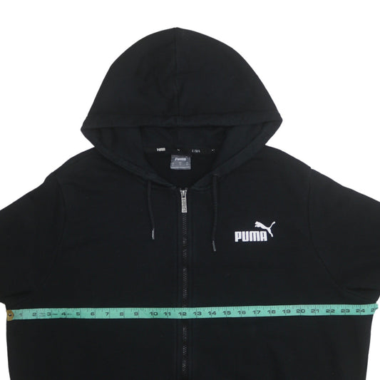 Puma Mens Black Full Zip Hoodie XL Regular Fit Sportswear