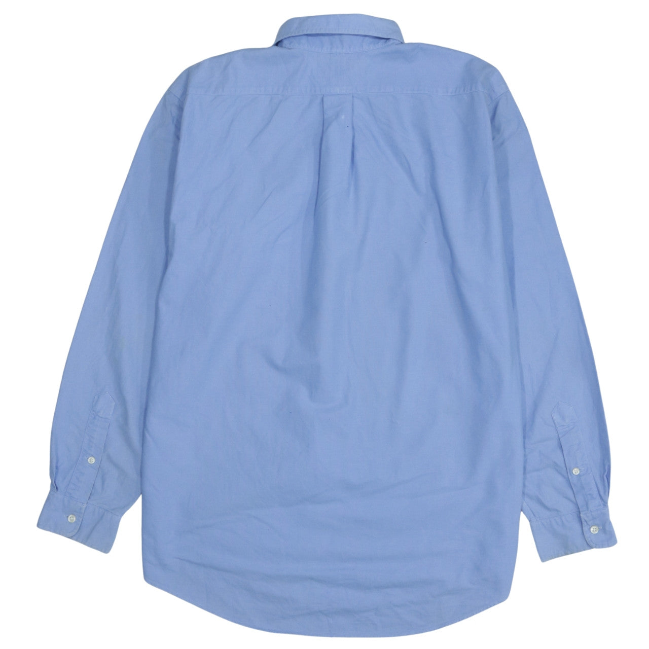 Ralph Lauren Men’s Blue Button-Down Long Sleeve Cotton Shirt Size L