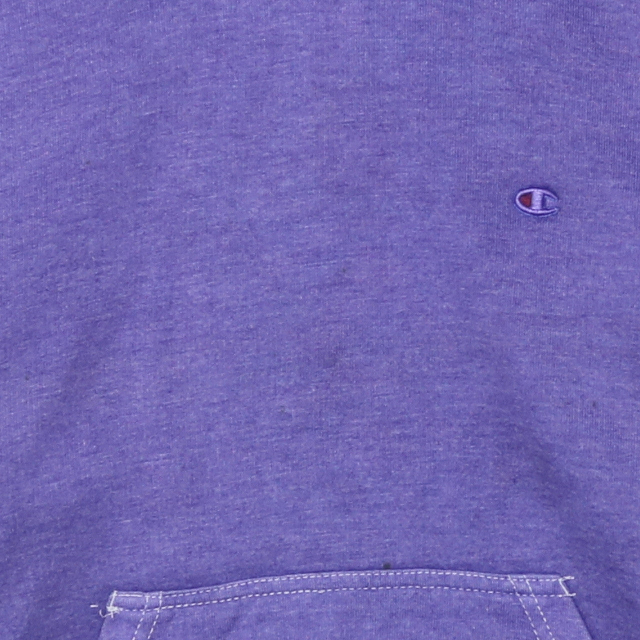 Champion Men's Purple Pullover Hoodie Medium Logo Fleece Sweatshirt