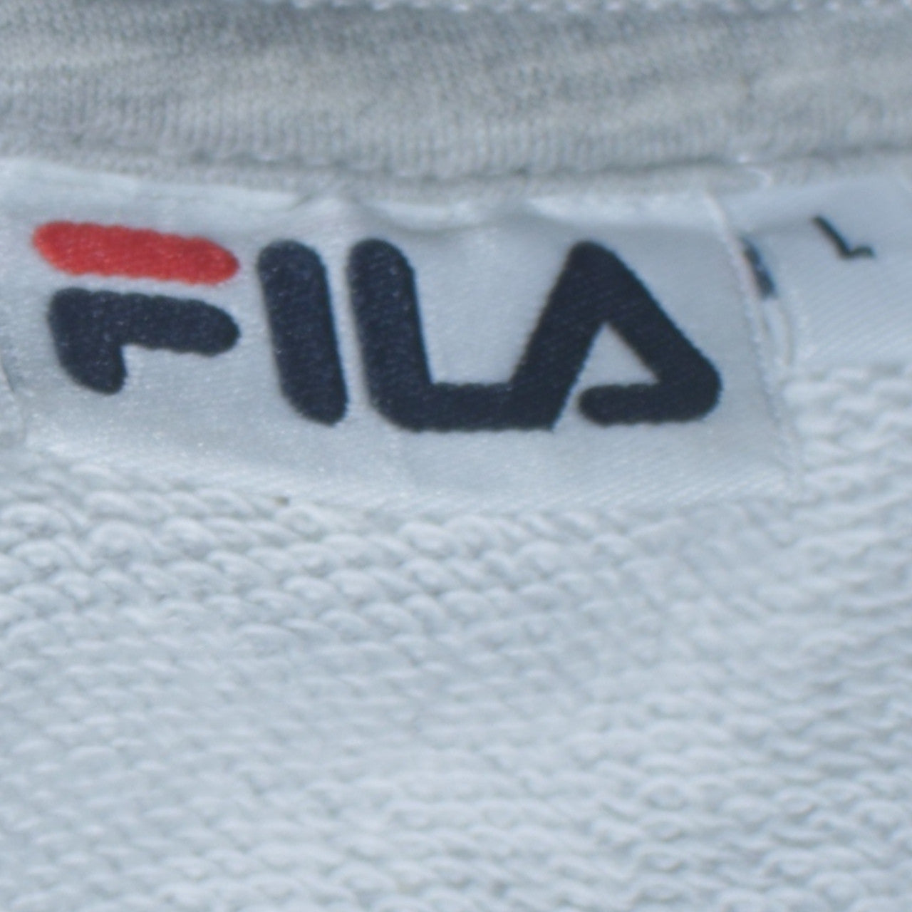 Fila Men's Grey Crew Neck Pullover Sweatshirt Size L Regular