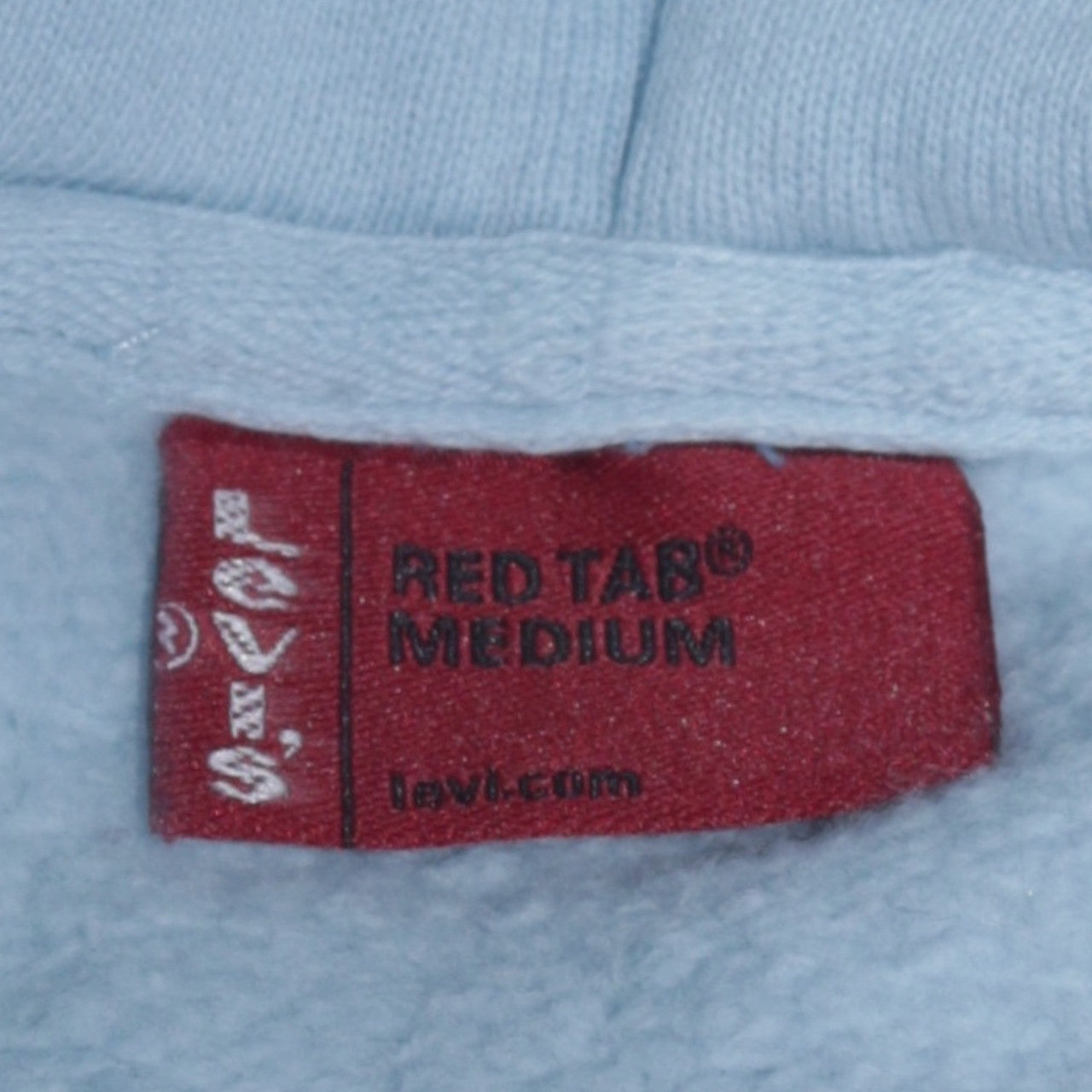 Levi's Red Tab Women's Blue Pullover Hoodie Medium San Francisco Logo
