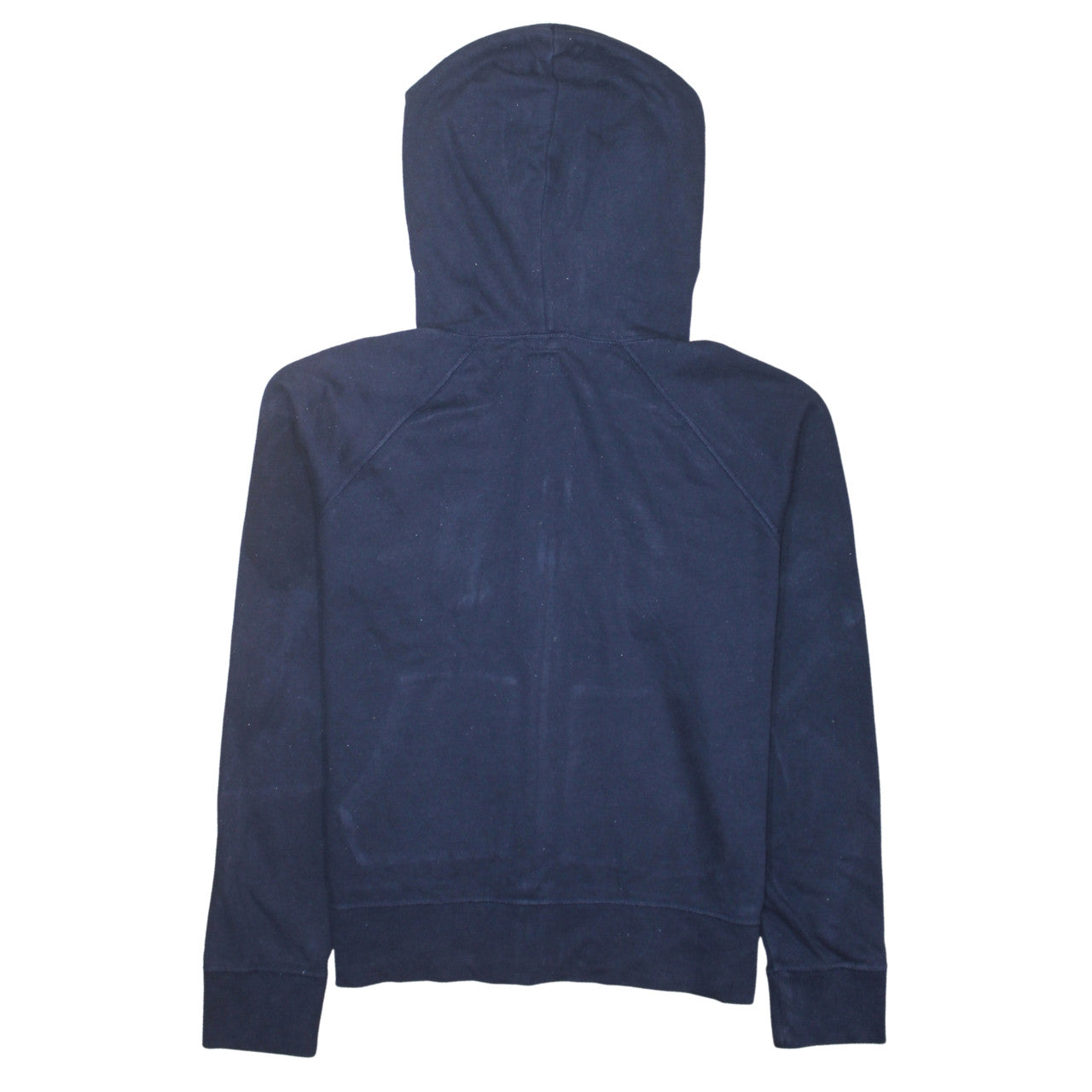 GAP Womens Navy Blue Full Zip Hoodie L Hooded Cotton Blend Sweatshirt