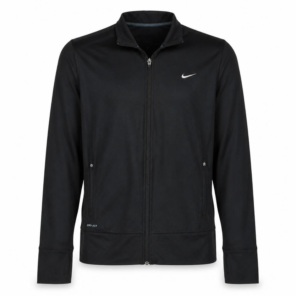 Nike Men's Black Dri-Fit Full Zip Sweatshirt Jacket M