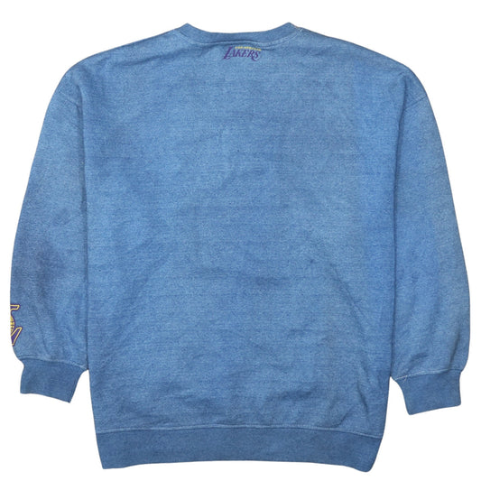 NBA Los Angeles Lakers Blue Crew Neck Sweatshirt Women S