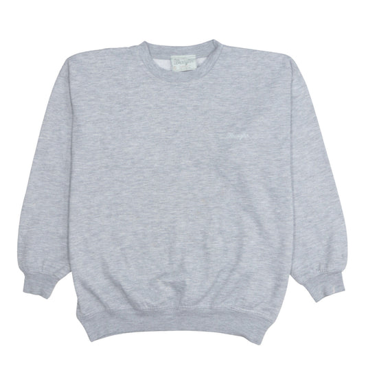 Wrangler Men's Grey Small Crew Neck Pullover Sweatshirt
