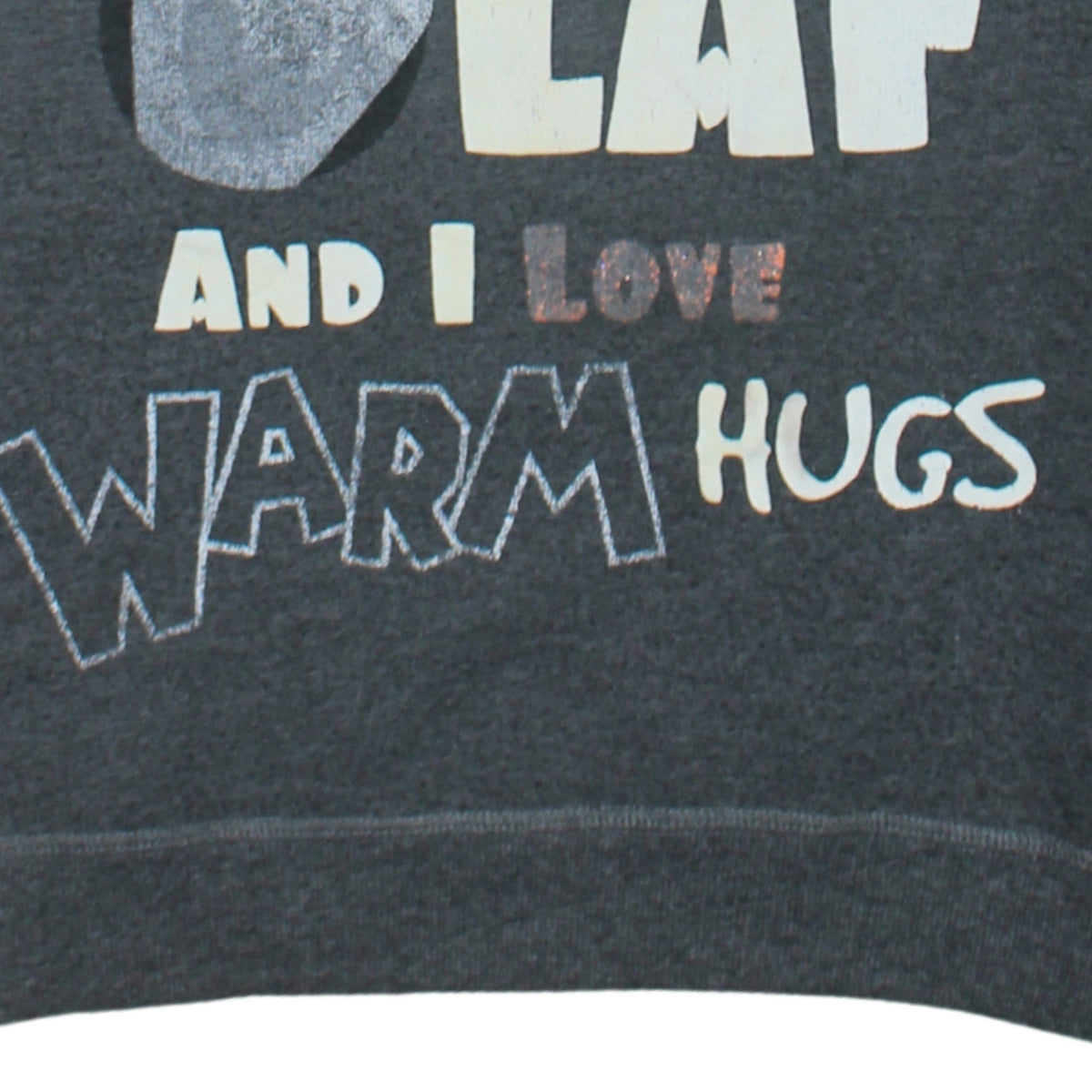 Disneyland Paris Boys Grey Olaf Sweatshirt Medium Graphic Print Pullover