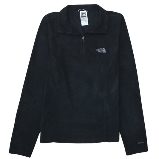 The North Face Womens Black M Fleece 1/4 Zip Pullover Sweatshirt