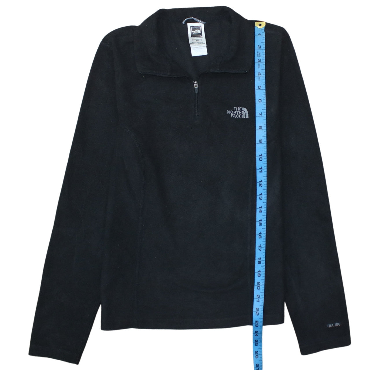 The North Face Womens Black M Fleece 1/4 Zip Pullover Sweatshirt