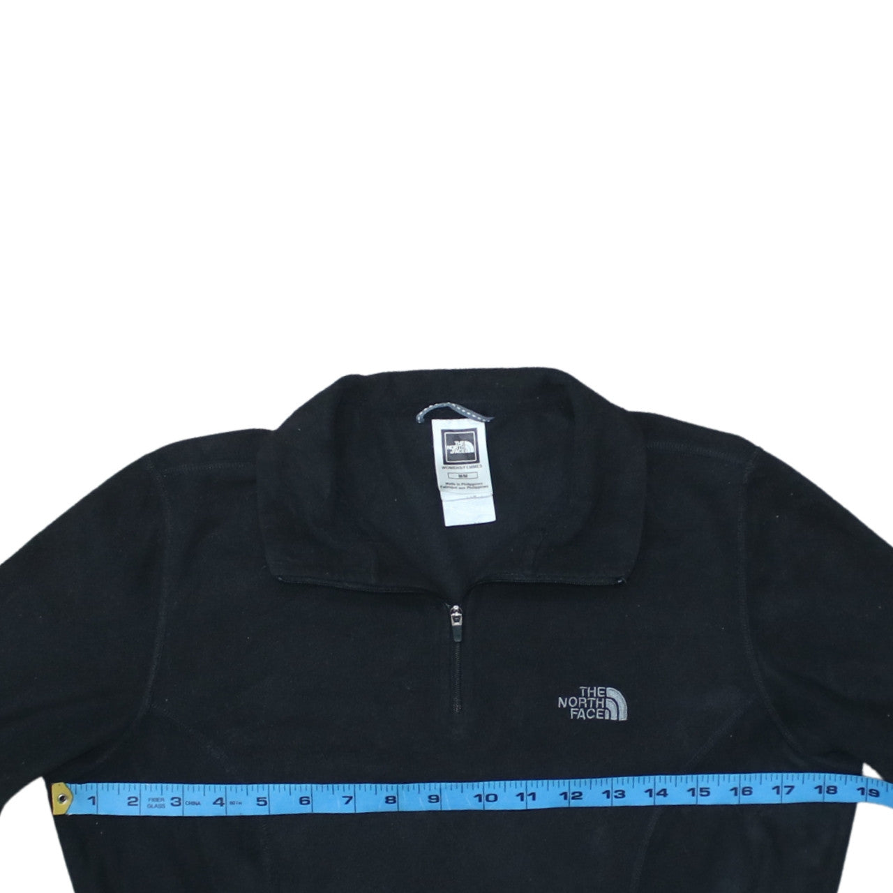 The North Face Womens Black M Fleece 1/4 Zip Pullover Sweatshirt