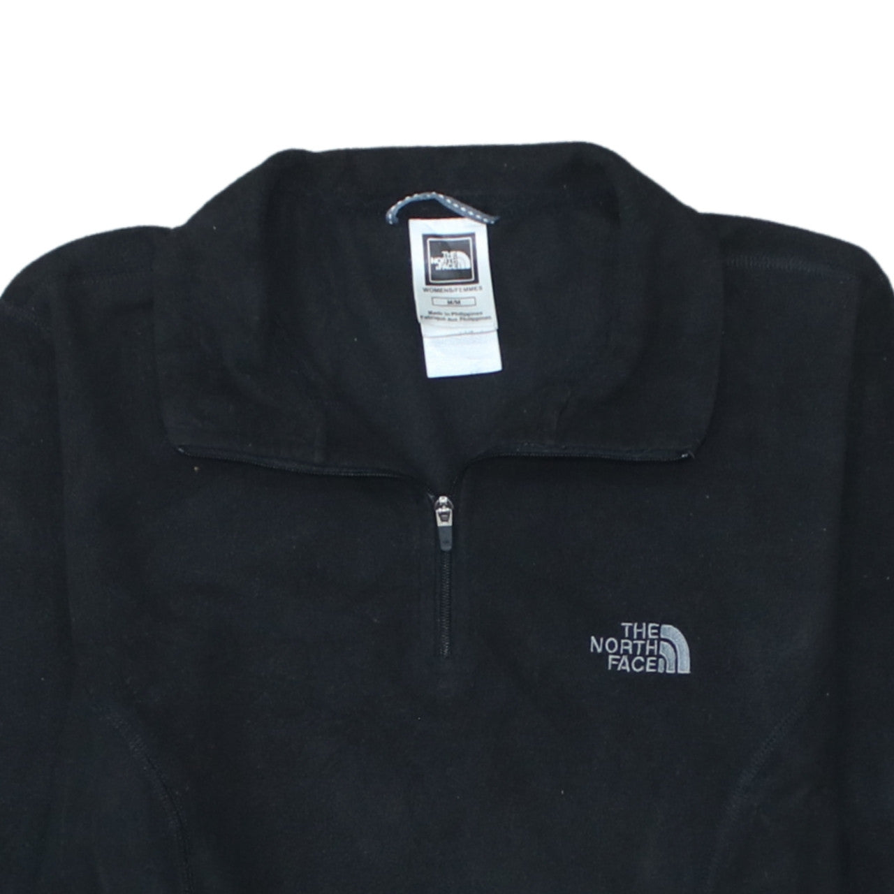 The North Face Womens Black M Fleece 1/4 Zip Pullover Sweatshirt