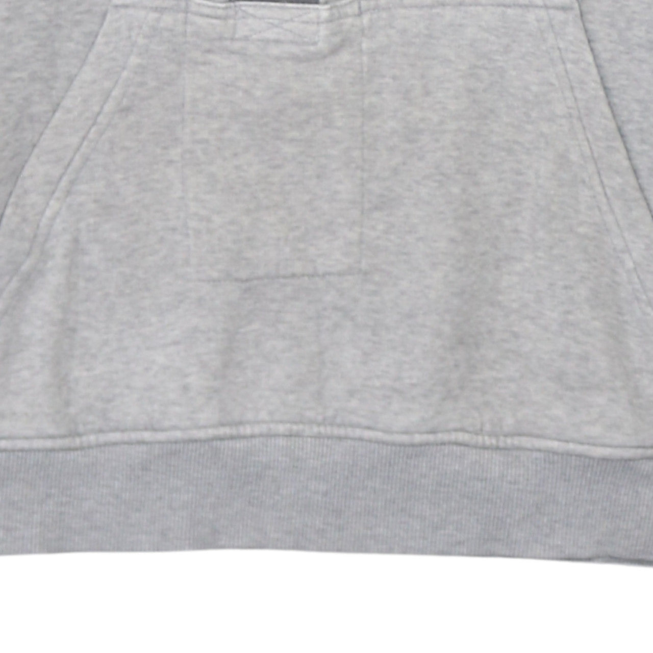 adidas Mens Grey Hoodie Medium Pullover Fleece Logo Sweatshirt