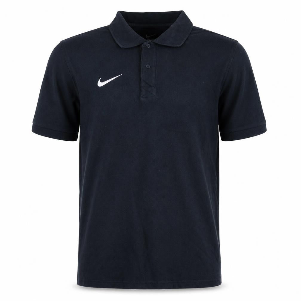 Nike Men's Black Cotton Polo Shirt M Short Sleeve Sports Top