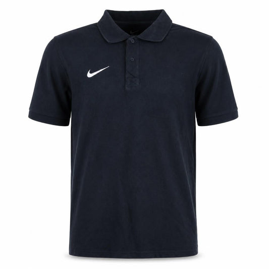 Nike Men's Black Cotton Polo Shirt M Short Sleeve Sports Top
