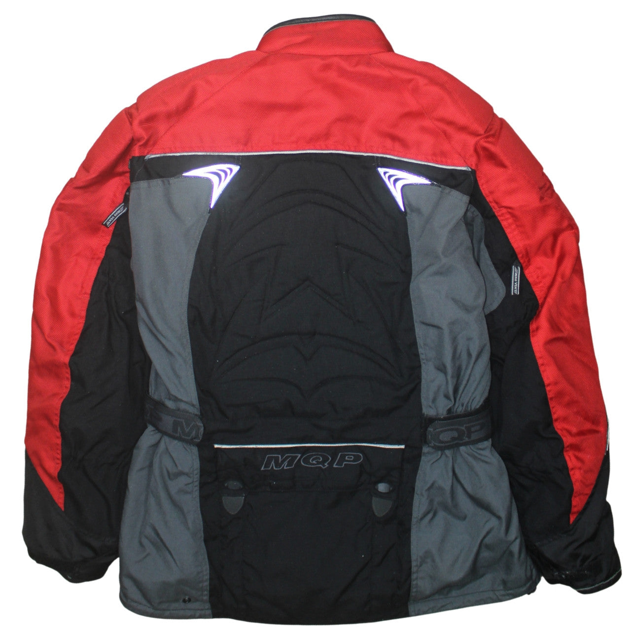 MQP Men's Red Black Motorcycle Waterproof Jacket Size 46 Nylon