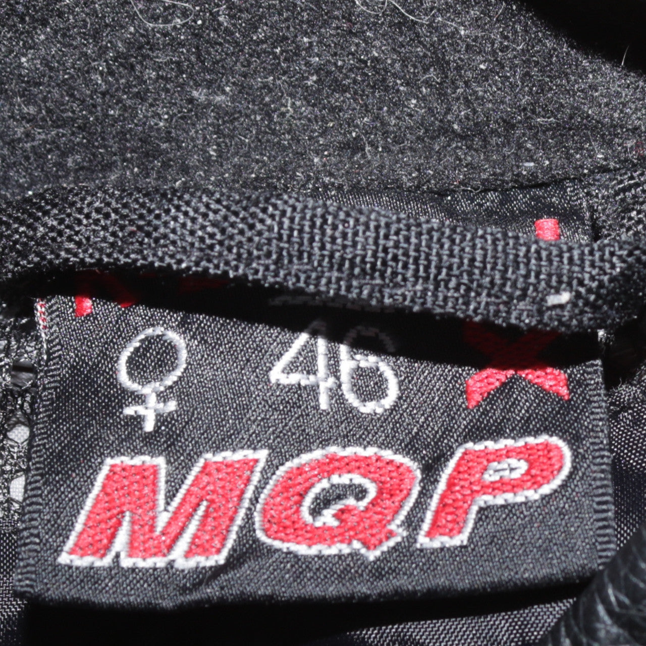 MQP Men's Red Black Motorcycle Waterproof Jacket Size 46 Nylon