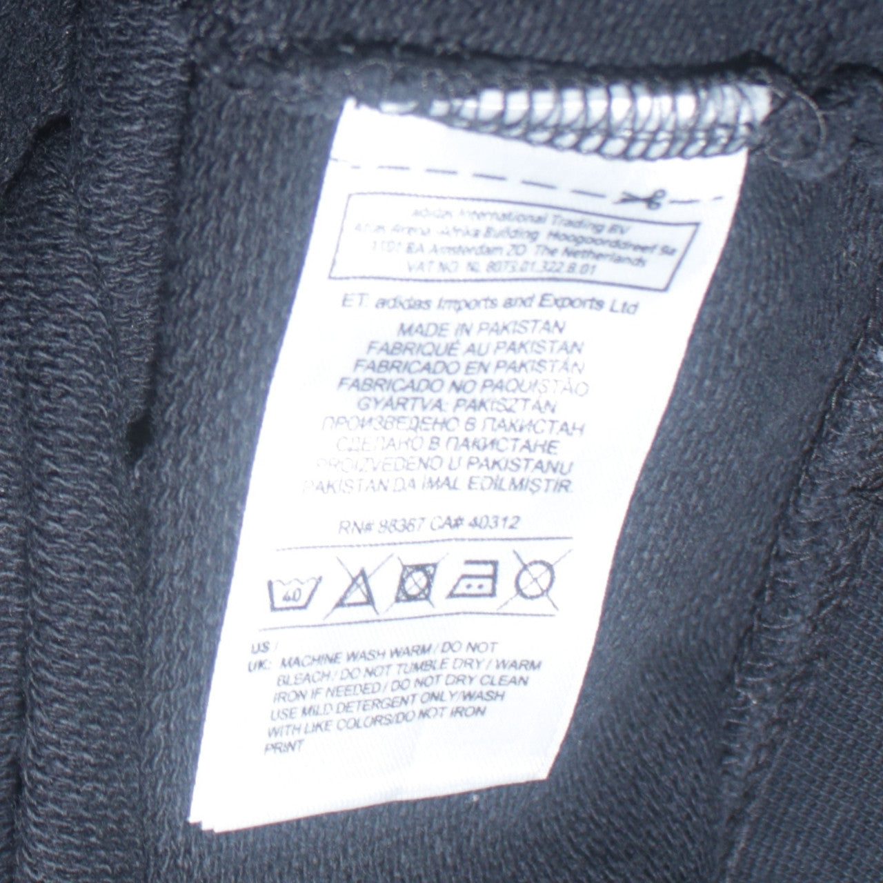 Adidas Womens Black XS Pullover Hoodie Sweatshirt Hooded Logo Cotton