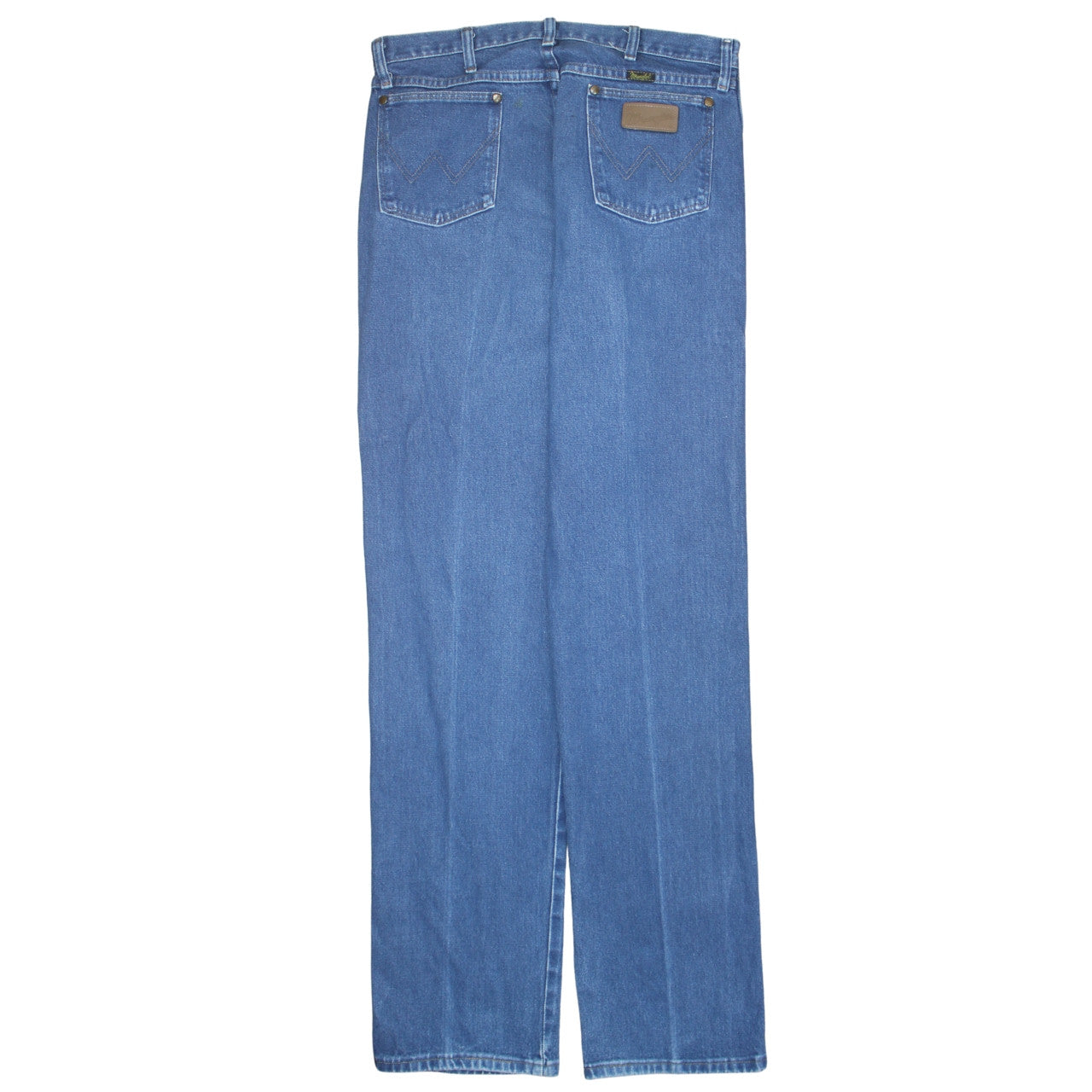 Wrangler Men's Blue Straight Regular Fit Denim Jeans 34x36