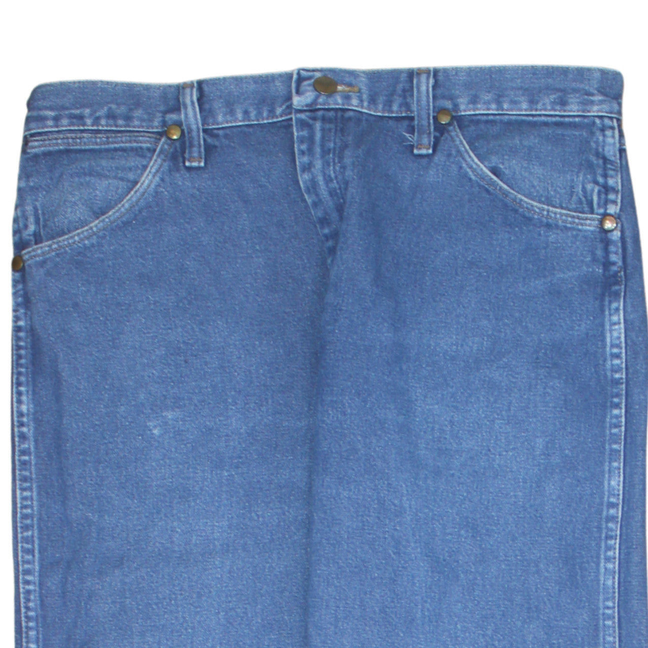 Wrangler Men's Blue Straight Regular Fit Denim Jeans 34x36