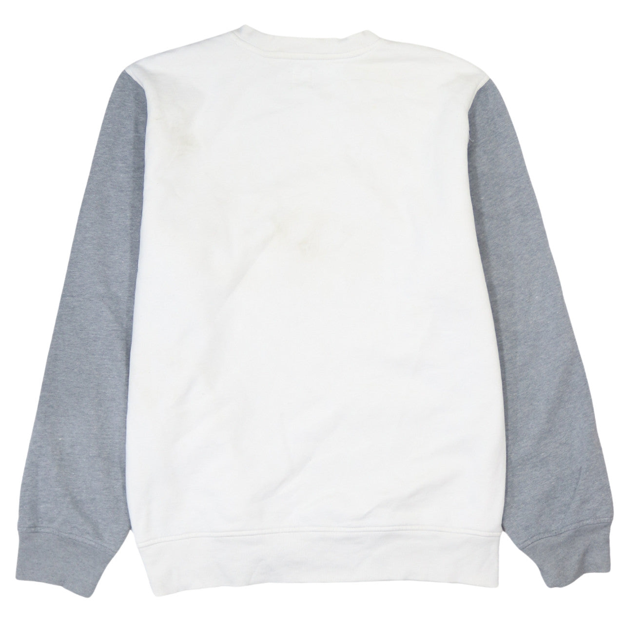 GAP Men's White Grey Logo 1969 Crew Neck Pullover Sweatshirt L