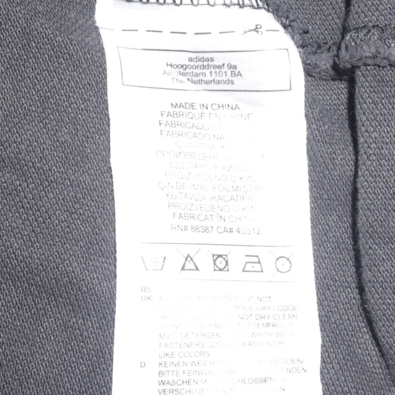 Adidas Men's Black Polo Shirt L Classic Fit Short Sleeve Cotton