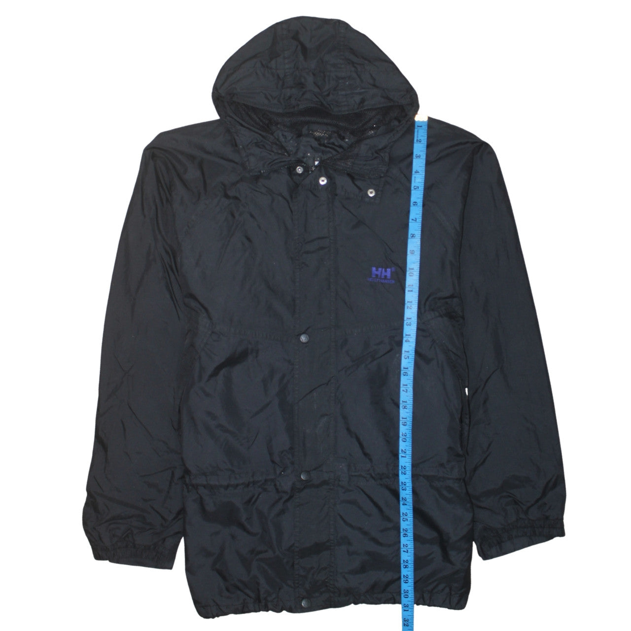 Helly Hansen Men's Black L Waterproof Hooded Rain Jacket