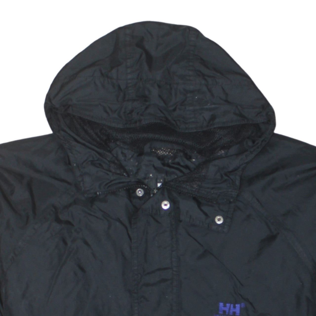 Helly Hansen Men's Black L Waterproof Hooded Rain Jacket