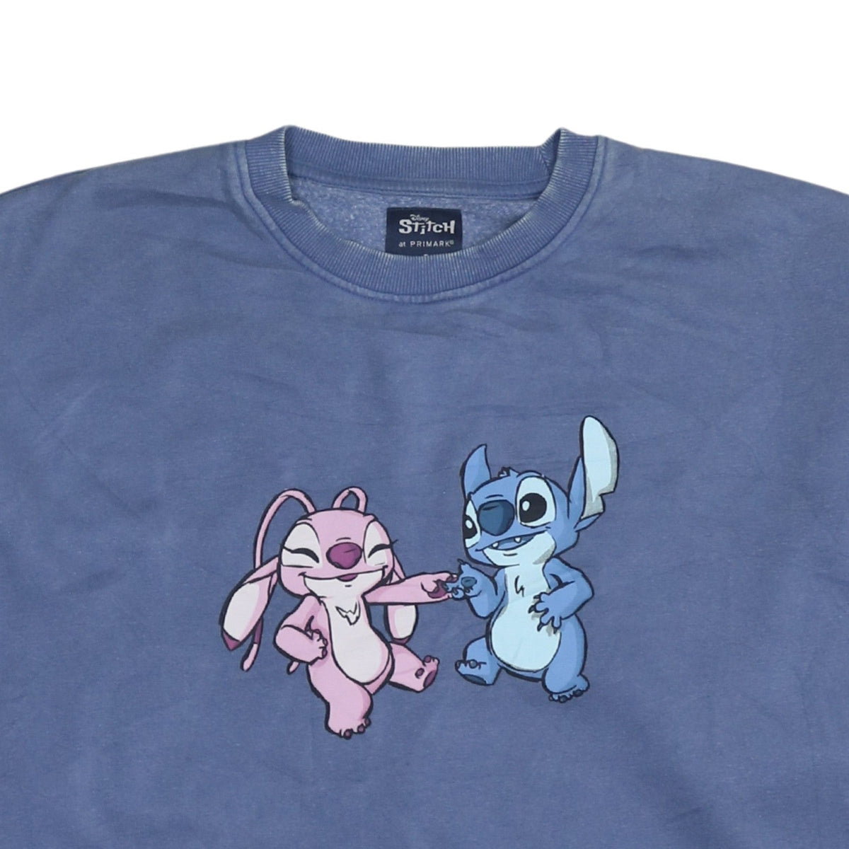 Disney Stitch & Angel Blue Pullover Sweatshirt Women S Primark