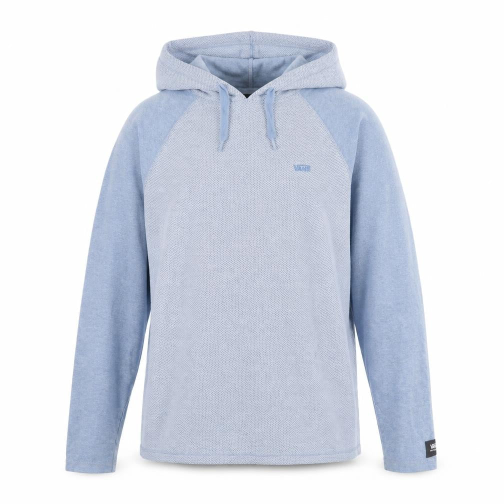 Vans Mens Blue Pullover Hoodie Size S Lightweight Cotton Blend