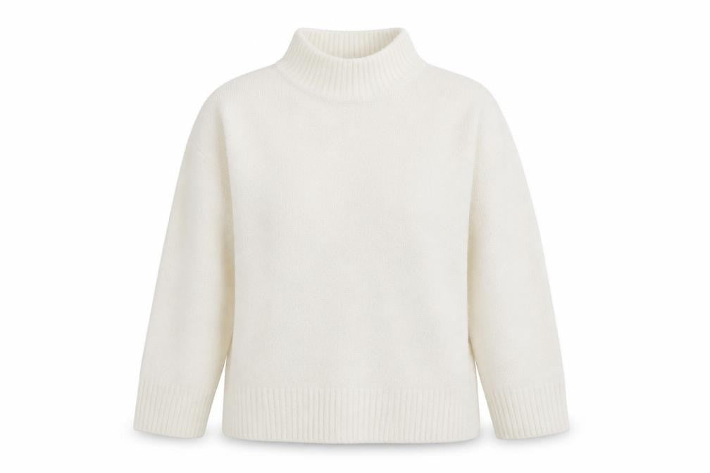 Dunnes Women’s White Roll Neck Knit Jumper Size S