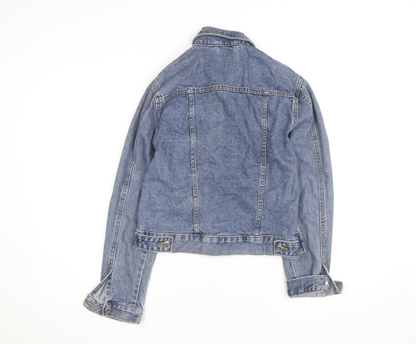 Primark Men's Blue Denim Button Jacket Size S Regular Fit