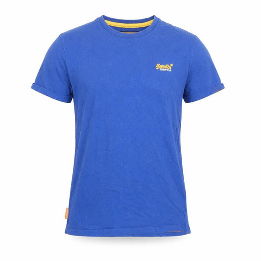 Superdry Men's Blue Vintage Orange Label Slim T-Shirt Size S