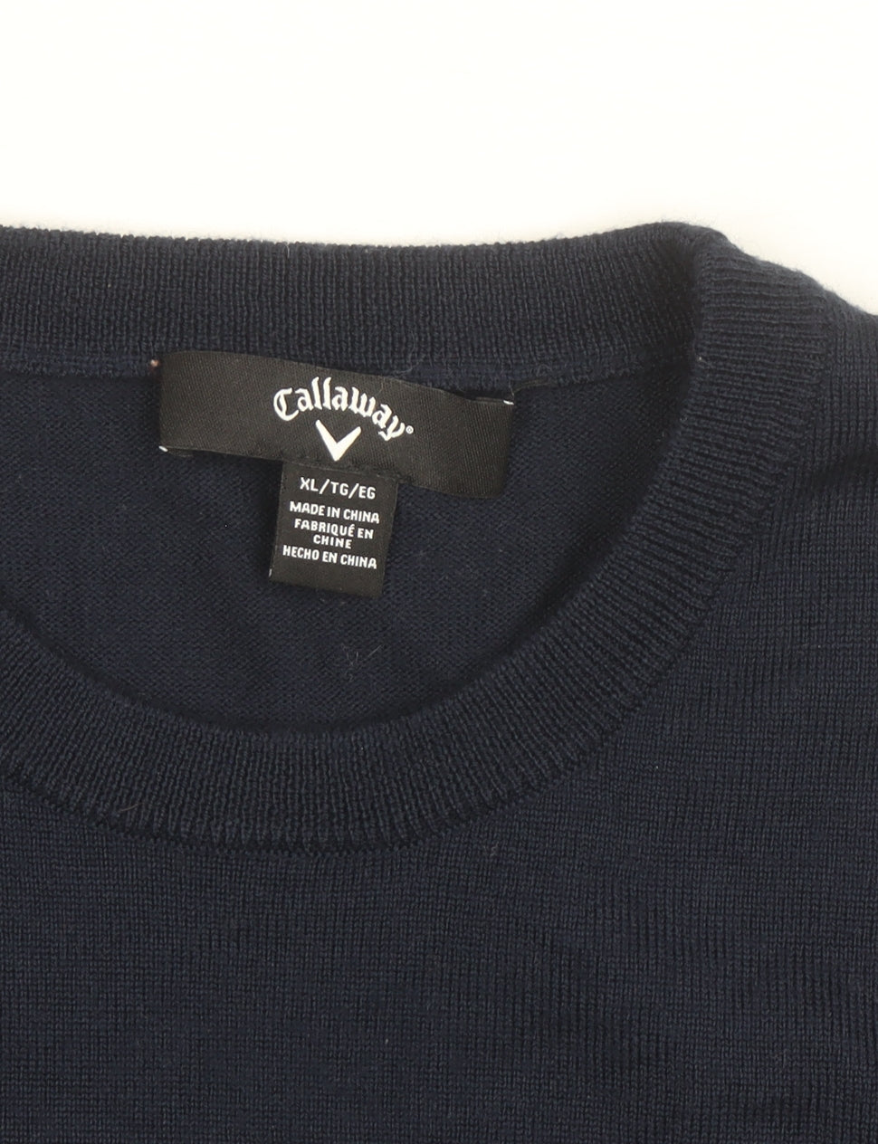 Callaway Men's Blue XL Crew Neck Golf Jumper