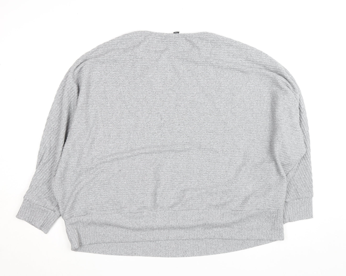 New Look Women’s Grey Plus Size 24 Curves Knit Pullover Jumper
