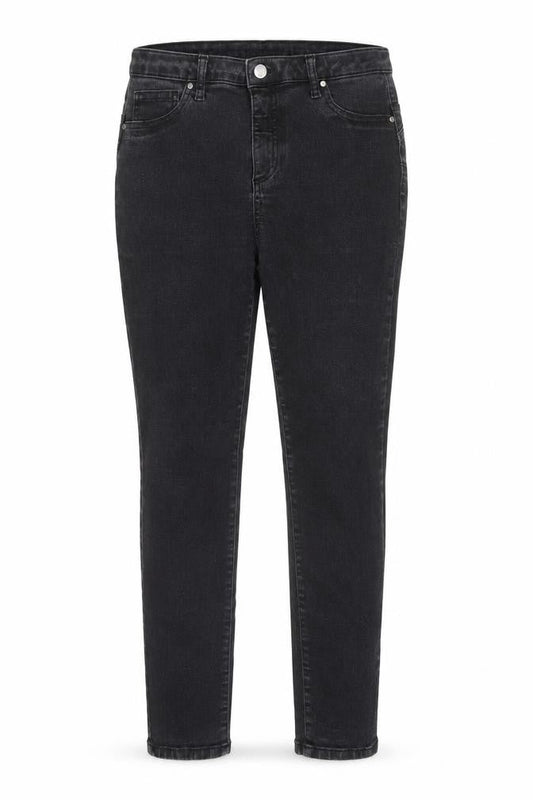 Front view of Gallery Women’s Black, size UK 14, Skinny Stretch Jeans