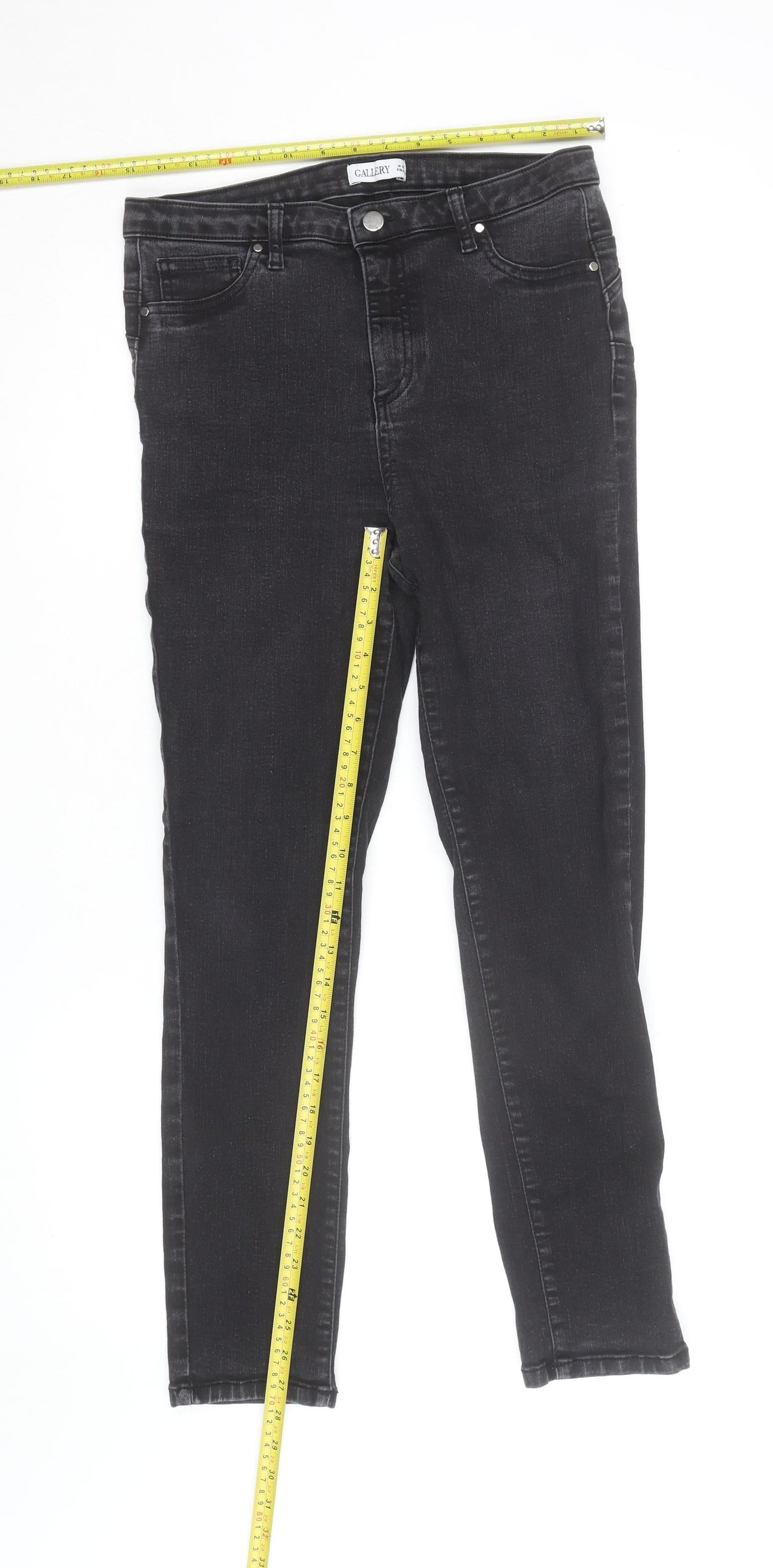 Gallery Women’s Black Size 14 Skinny Stretch Jeans