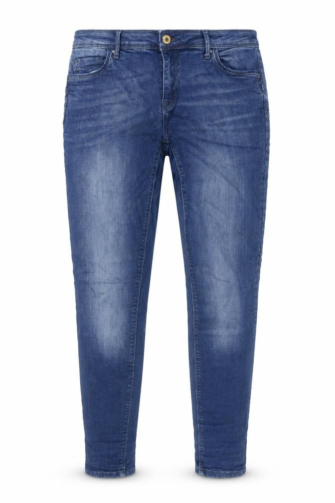Front view of Only Women's Blue Regular Fit Skinny Jeans, size 14