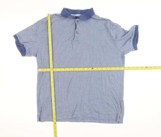Banana Republic Men’s Blue Cotton Polo Shirt Size M