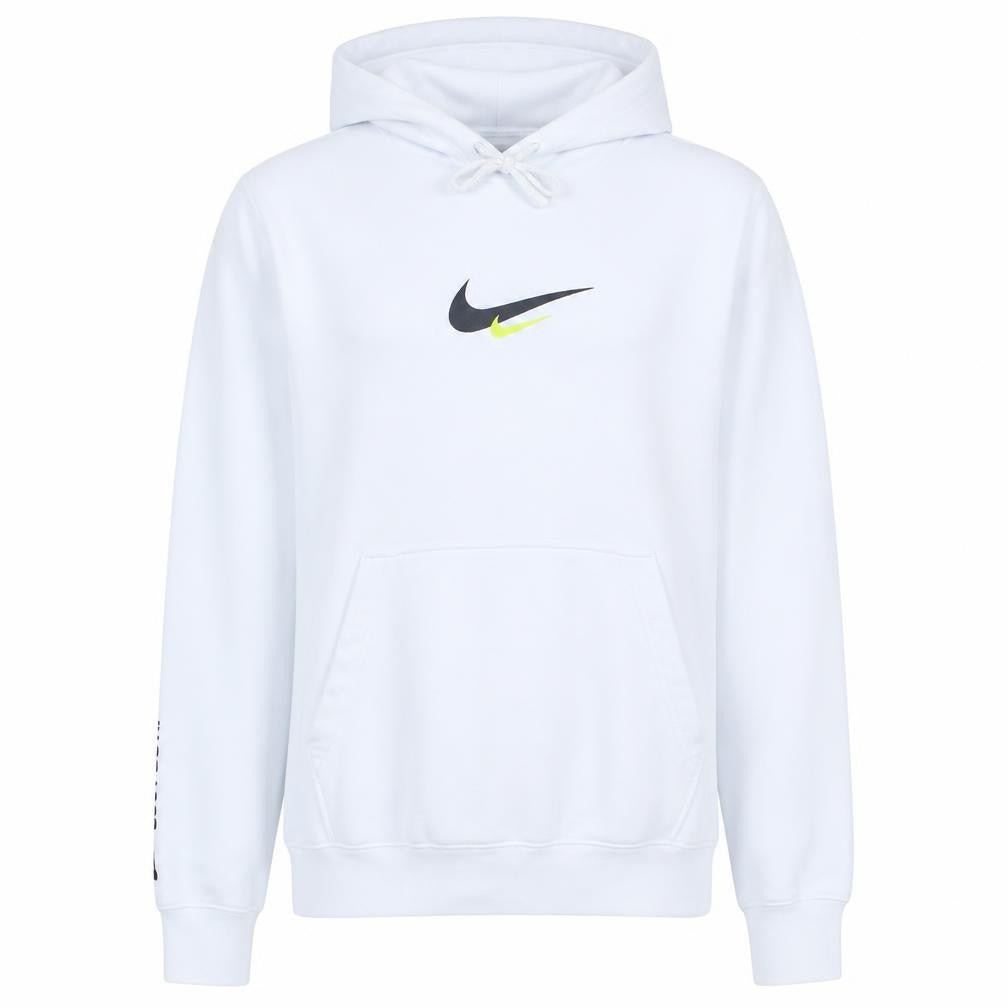 Nike Men's White XS Pullover Hoodie with Logo