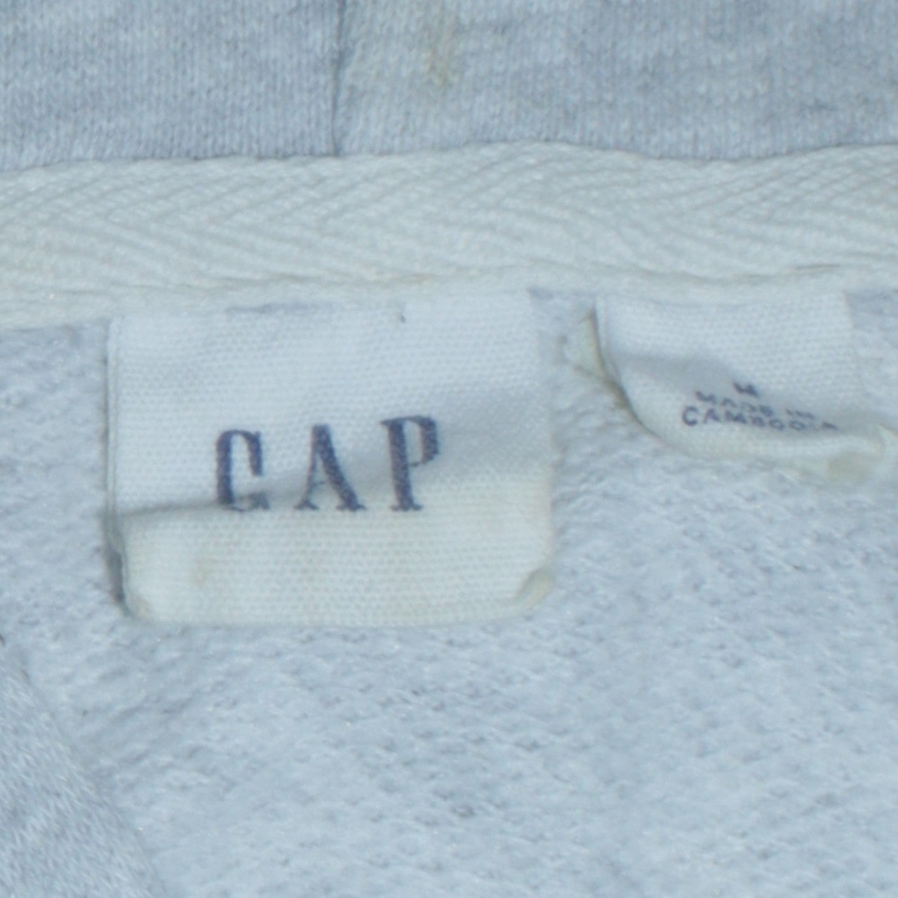 GAP Women Grey Full Zip Hoodie Medium Hooded Sweatshirt Casual