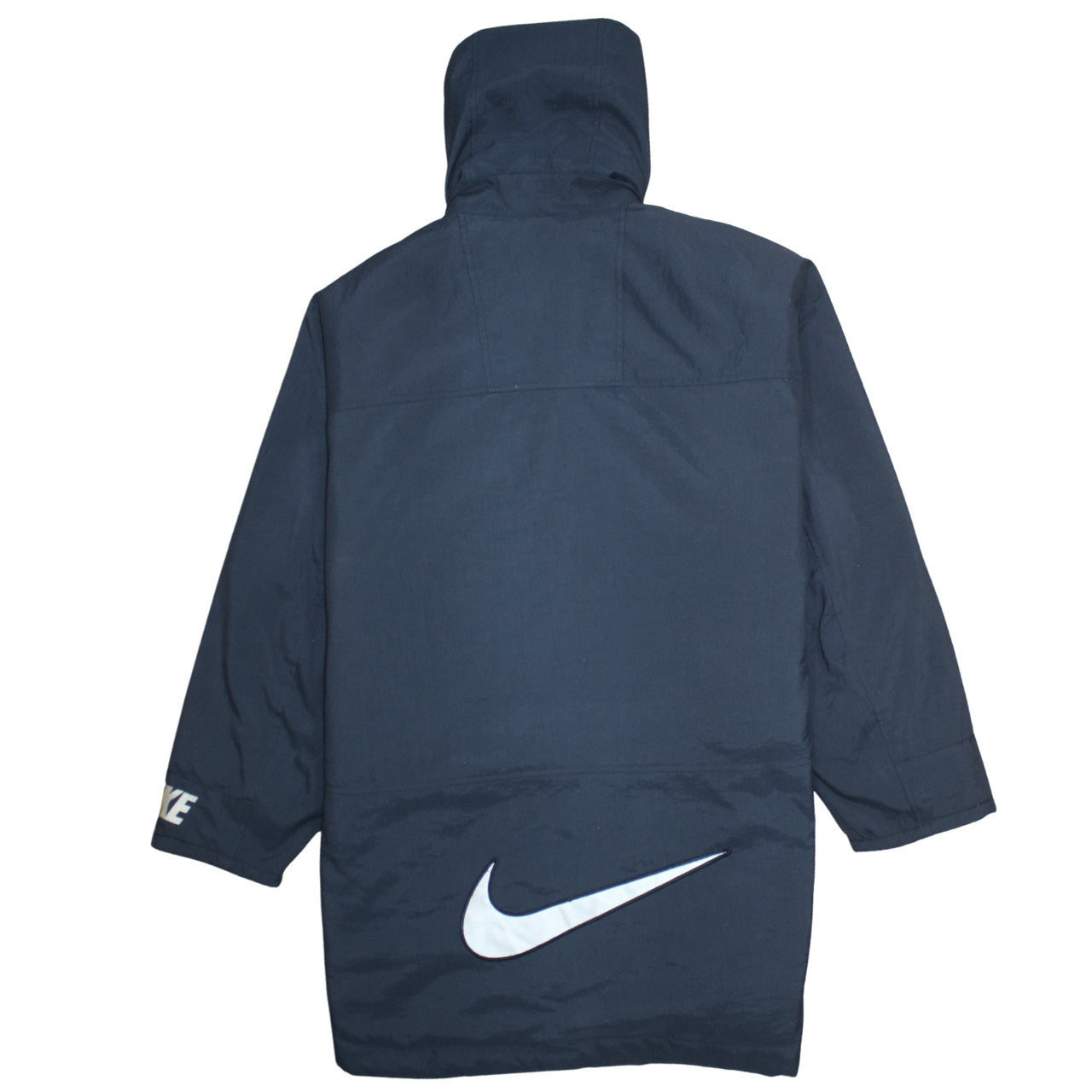 Nike Men's Blue Hooded Waterproof Parka Coat Size M Regular