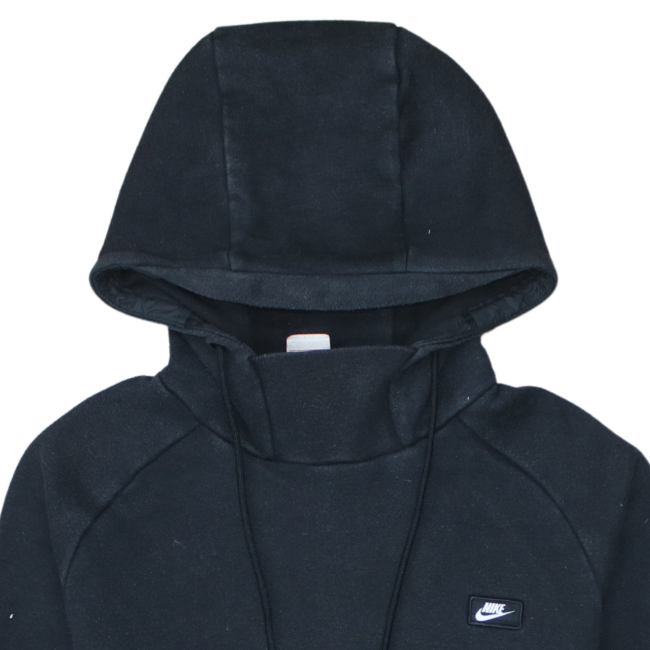 Nike Men's Black Medium Pullover Hoodie with Logo Pocket Detail