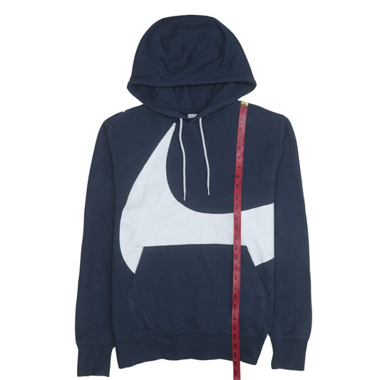 Nike Men's Blue Pullover Hoodie L Graphic Logo Sportswear