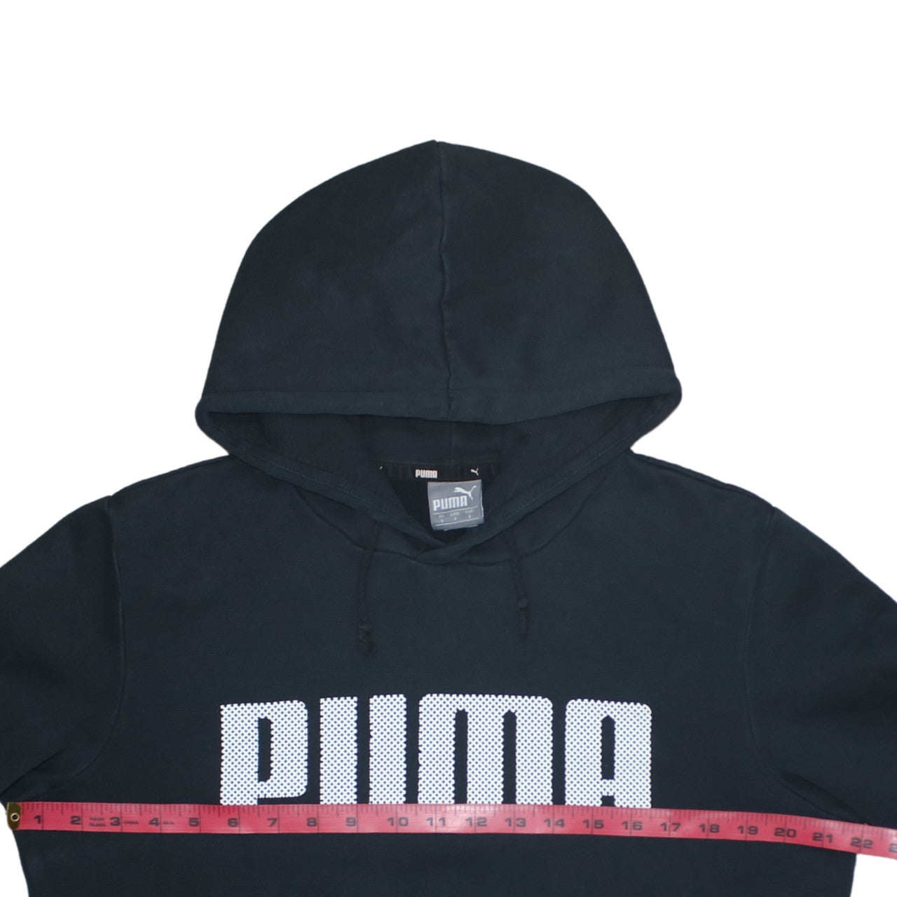 Puma Men's Black Pullover Hoodie Small Fleece Sportswear
