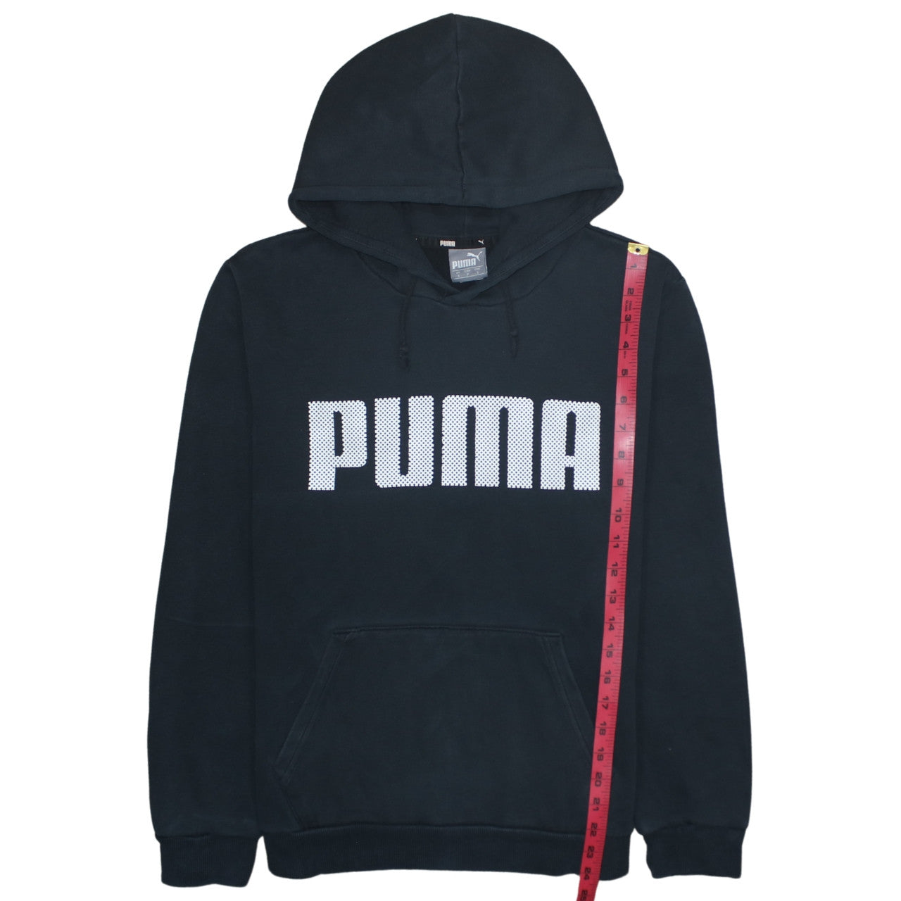 Puma Men's Black Pullover Hoodie Small Fleece Sportswear