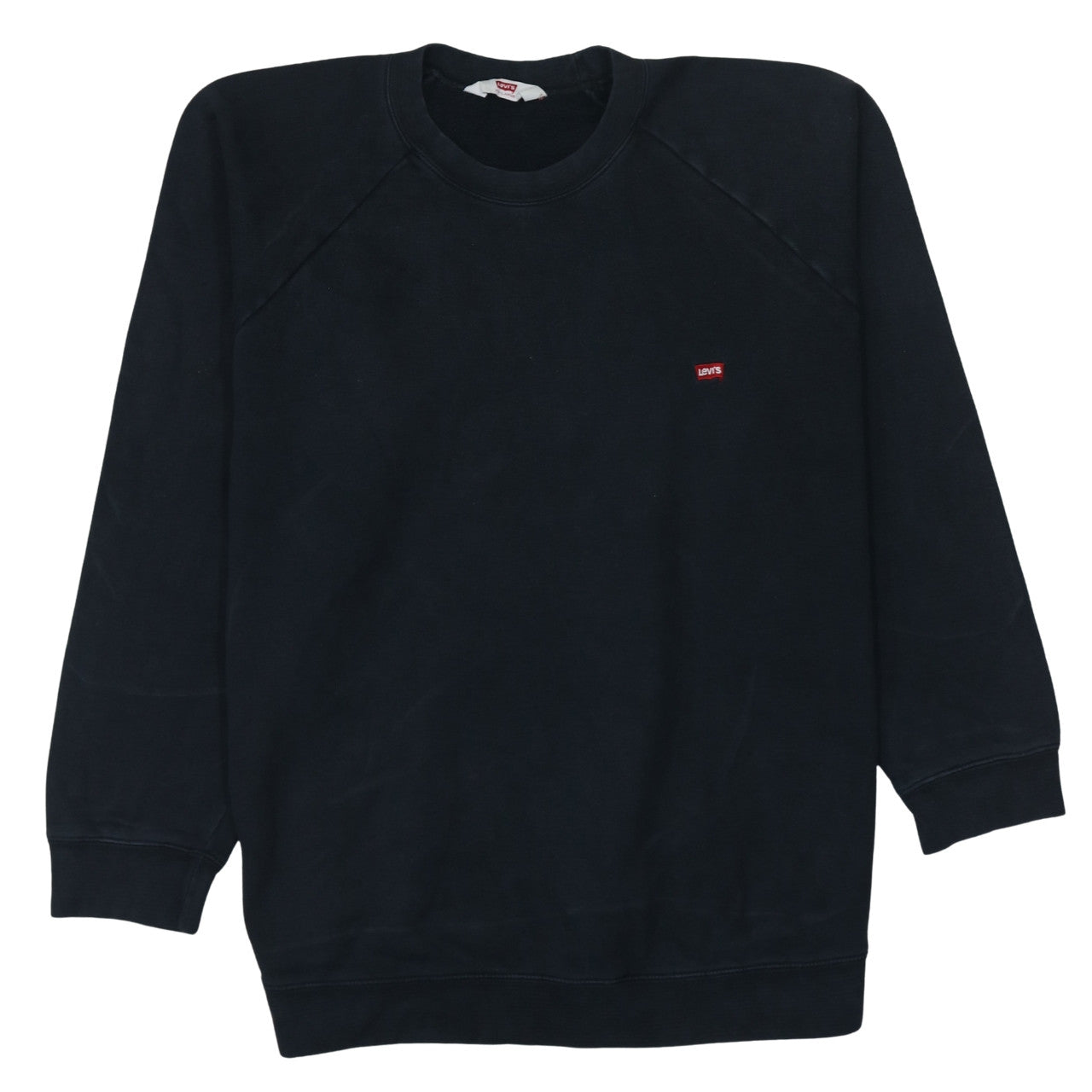 Levi's Men's Black XL Pullover Crew Neck Cotton Sweatshirt