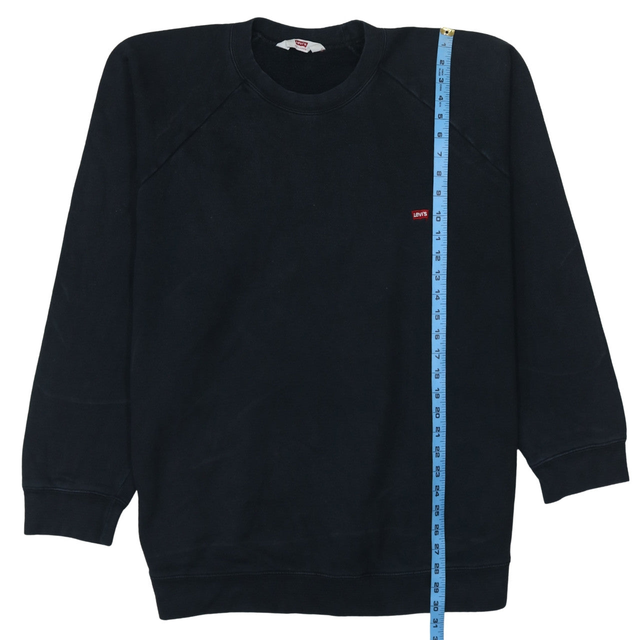 Levi's Men's Black XL Pullover Crew Neck Cotton Sweatshirt