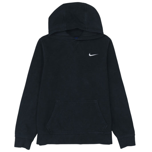Nike Boys Black Pullover Fleece Hoodie XL 13-15 Years Hooded Sweatshirt