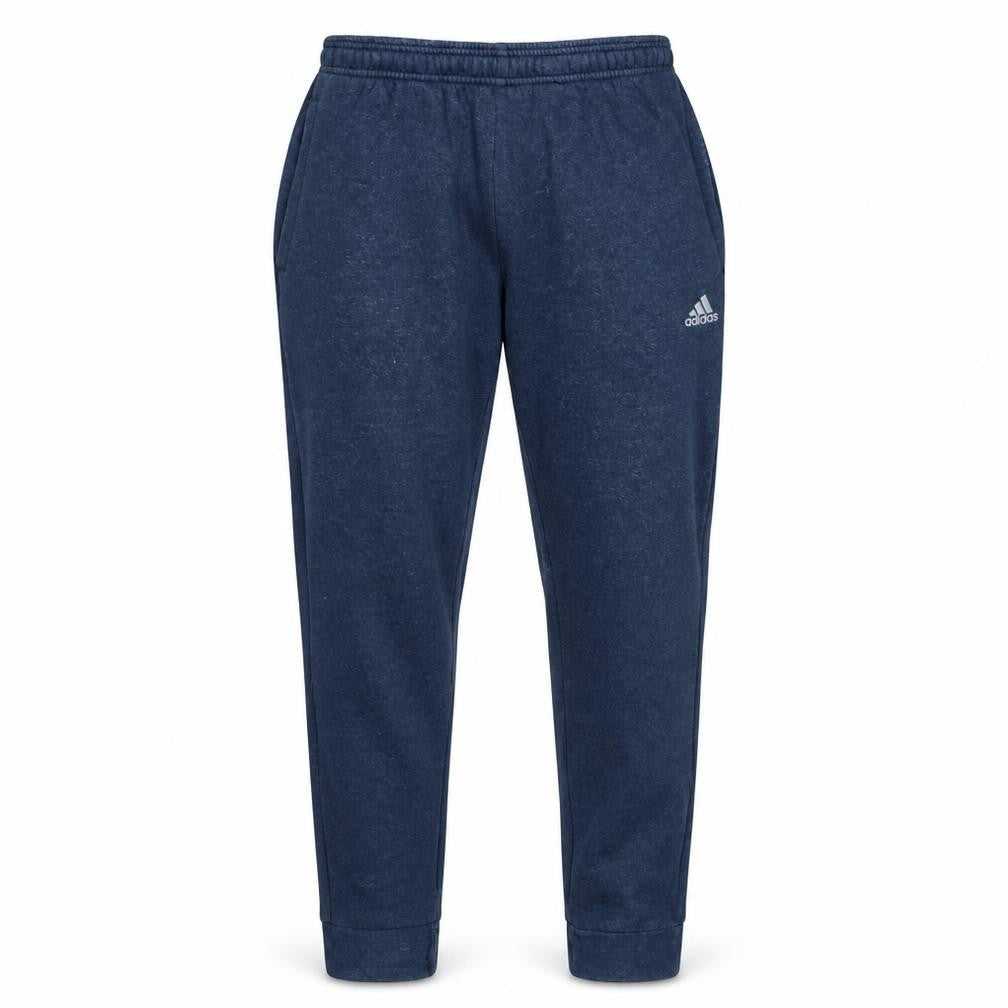 adidas Men's Blue Jogger Sweatpants M Regular Fit Fleece Activewear