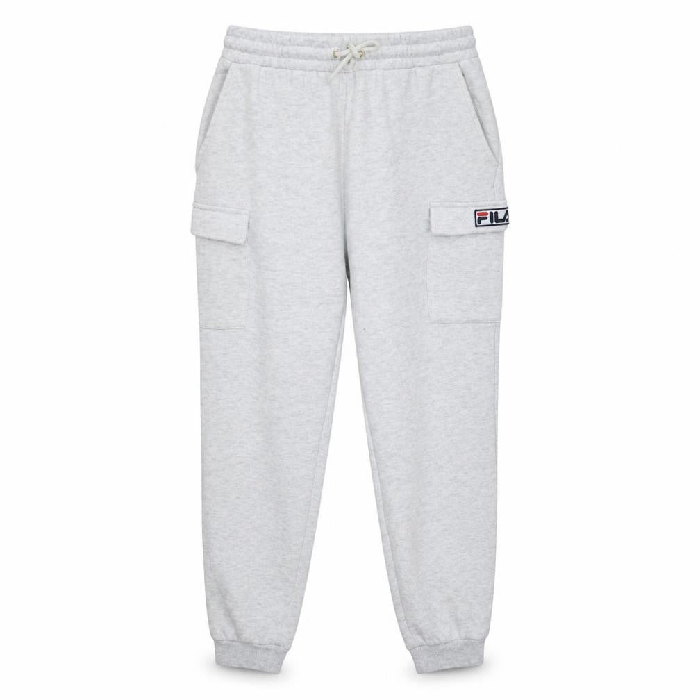 Fila Men's Grey Jogger Sweatpants M Regular Fit Fleece Trousers